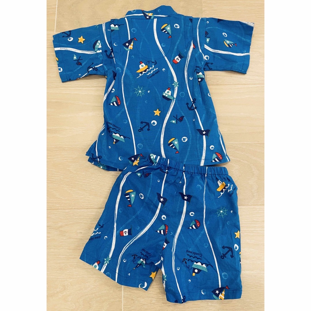 Combi mini(コンビミニ)のコンビミニ ヨット マリン 甚平 キッズ/ベビー/マタニティのキッズ服男の子用(90cm~)(甚平/浴衣)の商品写真