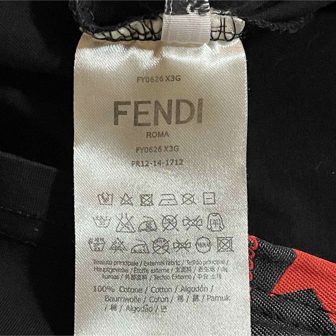 【FENDI×FILA】コラボTシャツ Sサイズ ブラック