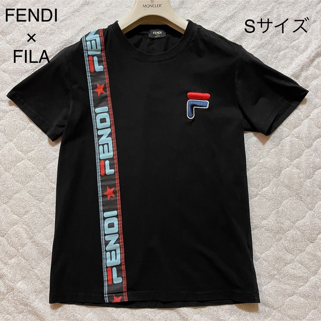 FENDI - 【FENDI×FILA】コラボTシャツ Sサイズ ブラックの通販 by ...