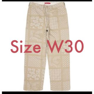 シュプリーム(Supreme)の新品W30 Supreme Paisley Grid Chino Pant(チノパン)