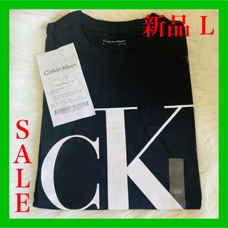 カルバンクライン(Calvin Klein)のCalvin Klein カルバンクライン Tシャツ CK ブラック L 半袖(Tシャツ/カットソー(半袖/袖なし))