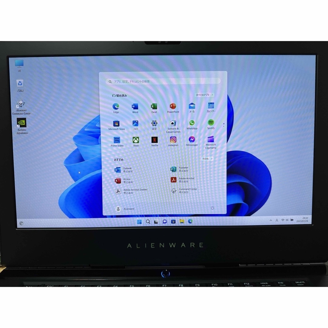 DELL Alienware15 R3 ノートパソコン office2021認証