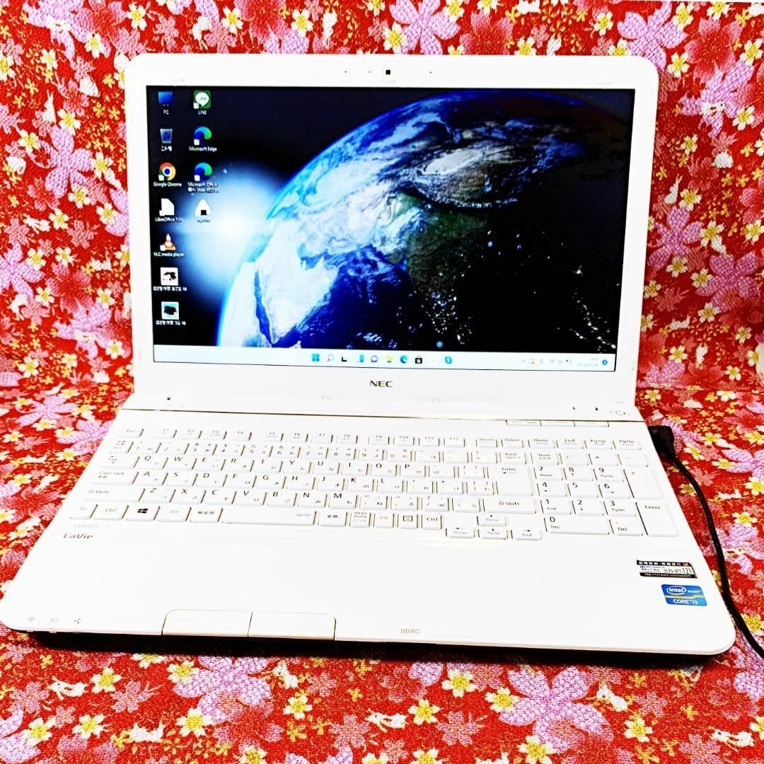 NEC - 大容量HDD!人気ホワイト⭐️カメラ⭐️レポート◎学生さんも