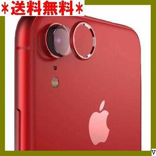 ３ Sakula iPhone XR 対応 保護リング メ 対応 レッド 93(その他)