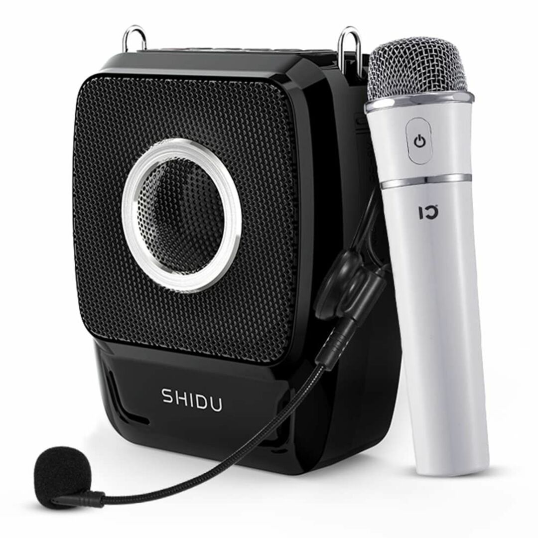 SHIDU ワイヤレス ハンズフリー拡声器 小型 高出力25W イベント用スピー