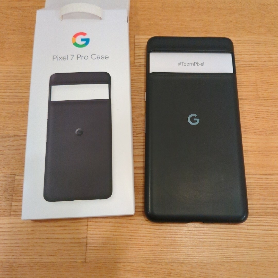 Google Pixel(グーグルピクセル)のPixel 7 Pro 本体　純正ケース付き スマホ/家電/カメラのスマートフォン/携帯電話(スマートフォン本体)の商品写真