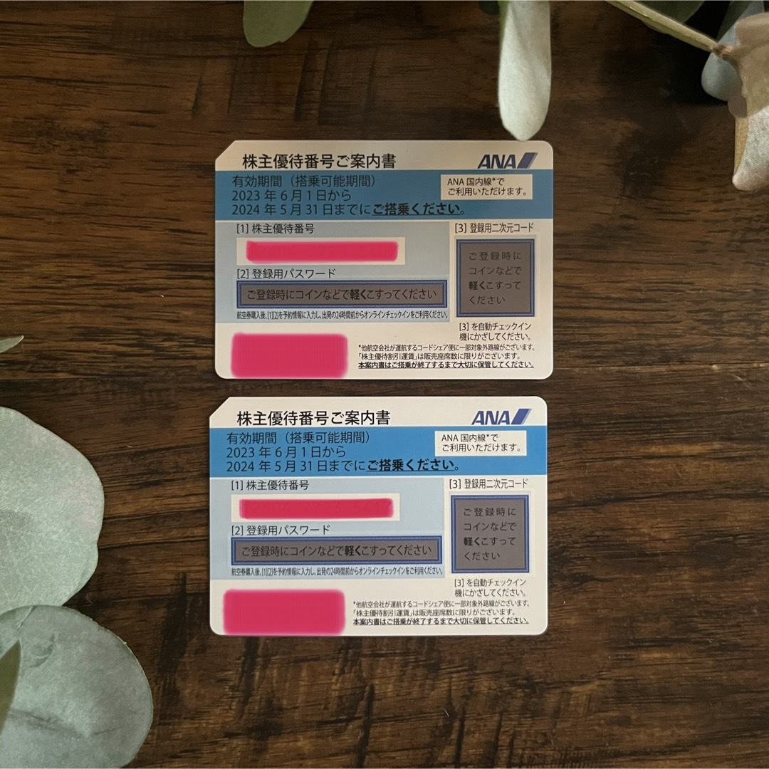 【ANA優待】2枚＋冊子 チケットの優待券/割引券(その他)の商品写真