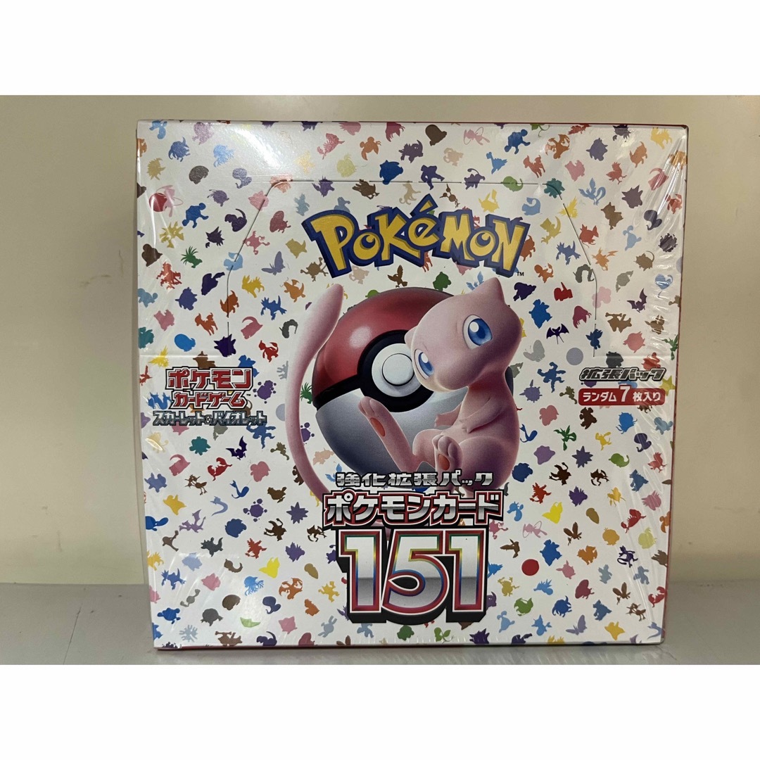 ポケモンカード151 BOX 未開封 シュリンク付きBox/デッキ/パック - Box