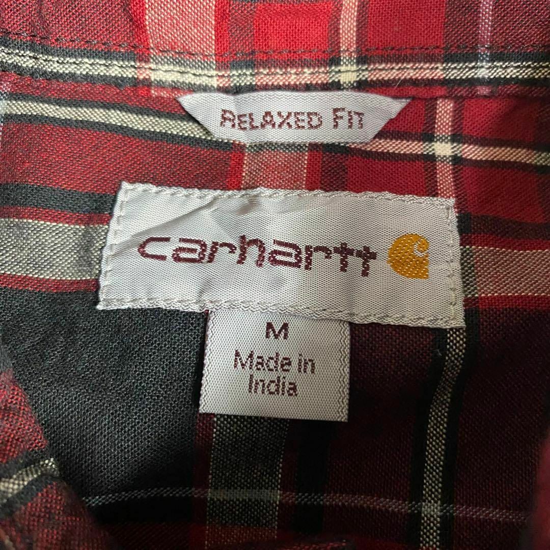 carhartt(カーハート)のカーハート☆チェックシャツ US古着 ワンポイントロゴ 希少 90s メンズのトップス(シャツ)の商品写真