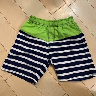 ☆新品　水着　ボーダー　男の子　スイムウェア グリーン　ネイビー　120(水着)