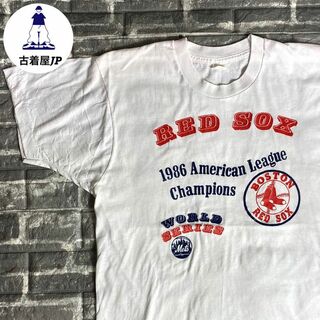 メジャーリーグベースボール(MLB)の80s USA製 ボストン・レッドソックス ビンテージTシャツ 希少(Tシャツ/カットソー(半袖/袖なし))