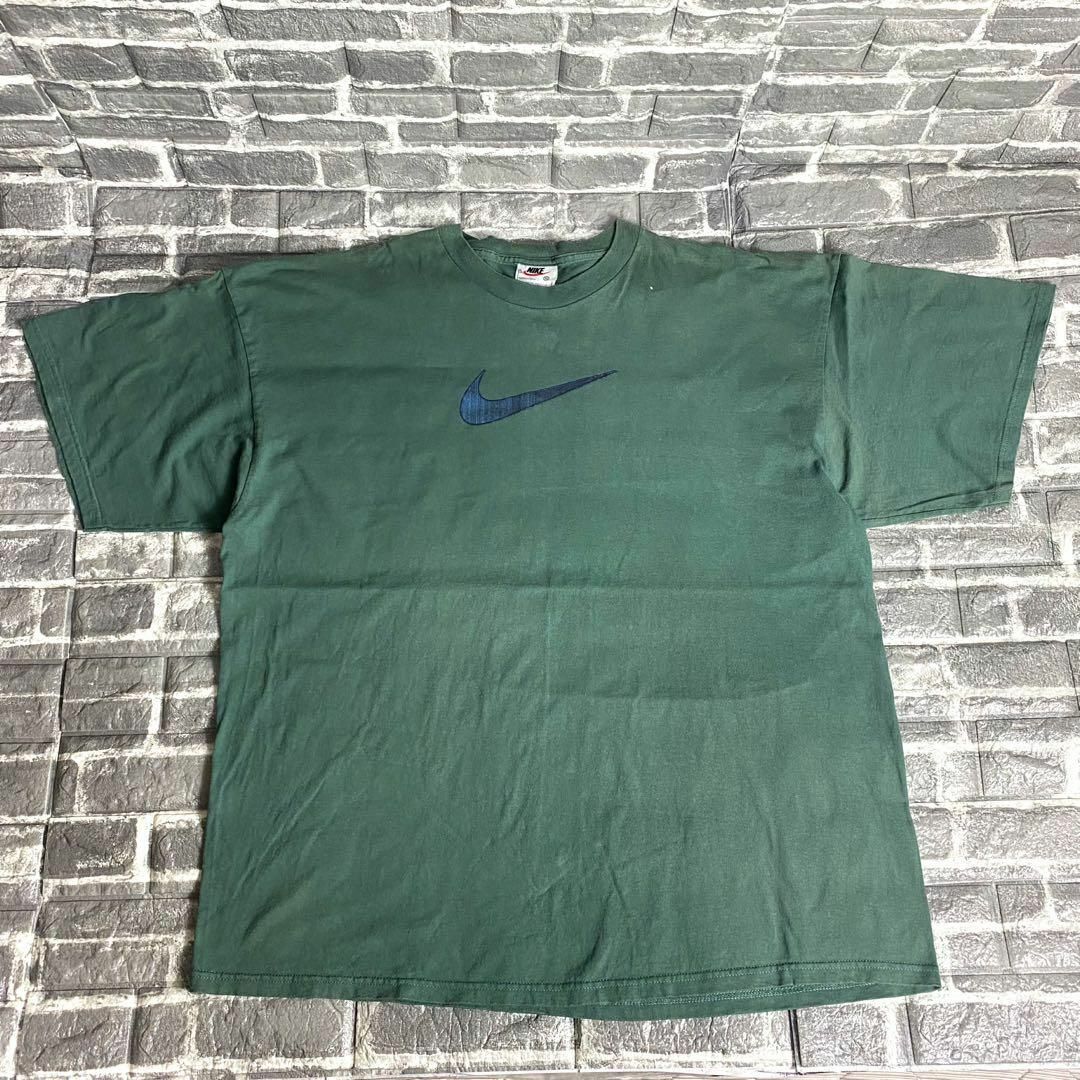 NIKE(ナイキ)のメキシコ製 NIKE☆Tシャツ US古着90sメンズ 白タグ ビッグロゴ メンズのトップス(Tシャツ/カットソー(半袖/袖なし))の商品写真