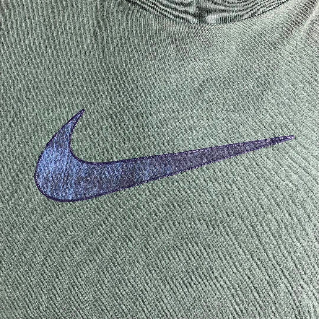 メキシコ製 NIKE☆Tシャツ US古着90sメンズ 白タグ ビッグロゴ