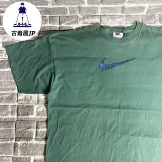 ナイキ(NIKE)のメキシコ製 NIKE☆Tシャツ US古着90sメンズ 白タグ ビッグロゴ(Tシャツ/カットソー(半袖/袖なし))