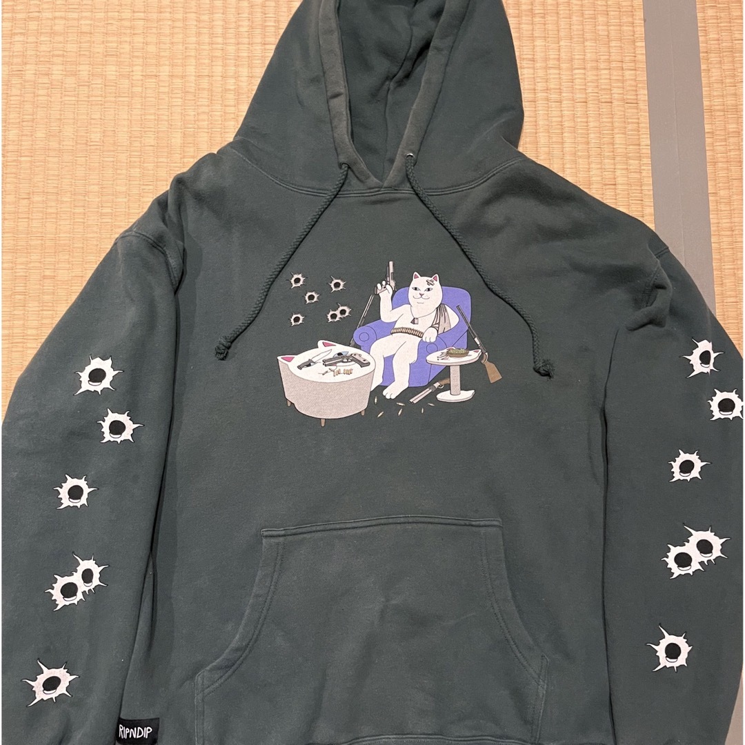 RIPNDIP 緑Lサイズパーカー