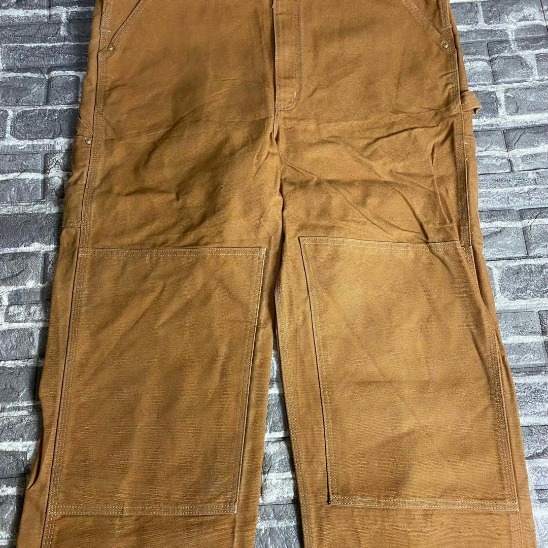 carhartt(カーハート)のカーハート☆オーバーオール USA古着ワンポイントロゴ ワーク ゆるだぼ メンズのパンツ(サロペット/オーバーオール)の商品写真