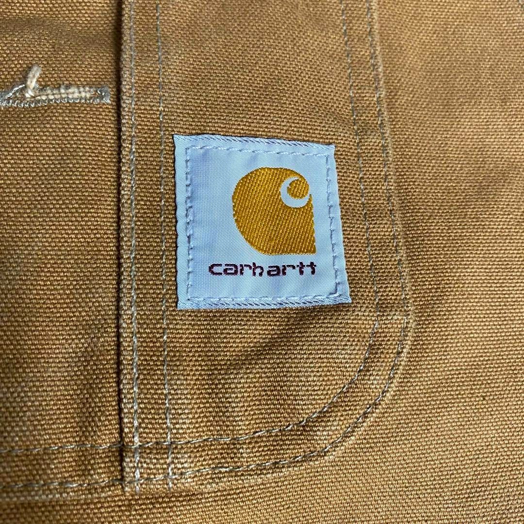 carhartt(カーハート)のカーハート☆オーバーオール USA古着ワンポイントロゴ ワーク ゆるだぼ メンズのパンツ(サロペット/オーバーオール)の商品写真