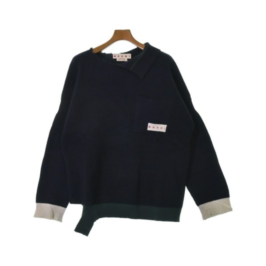 Marni - MARNI マルニ ニット・セーター 44(S位) 紺x緑 【古着】【中古