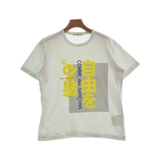 コムデギャルソン(COMME des GARCONS)のCOMME des GARCONS Tシャツ・カットソー L 白 【古着】【中古】(カットソー(半袖/袖なし))