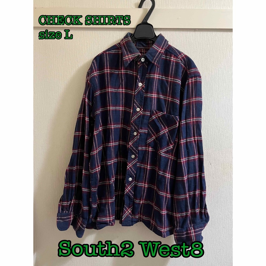 (MADE IN USA)South2 West8 チェックシャツ
