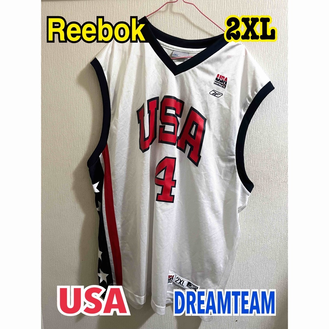バスケ USA ドリームチーム ゲームシャツ　アレン・アイバーソン Reebok