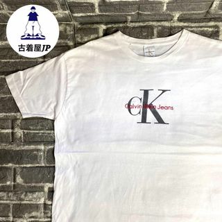 カルバンクライン(Calvin Klein)のカルバンクライン☆Tシャツ USA古着 デカロゴ 90s メキシコ製(Tシャツ/カットソー(半袖/袖なし))