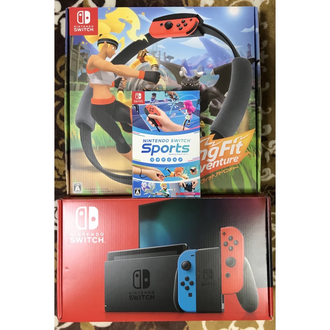 クーポン在庫有 Switch本体＋リングフィットアドベンチャー＋Switch