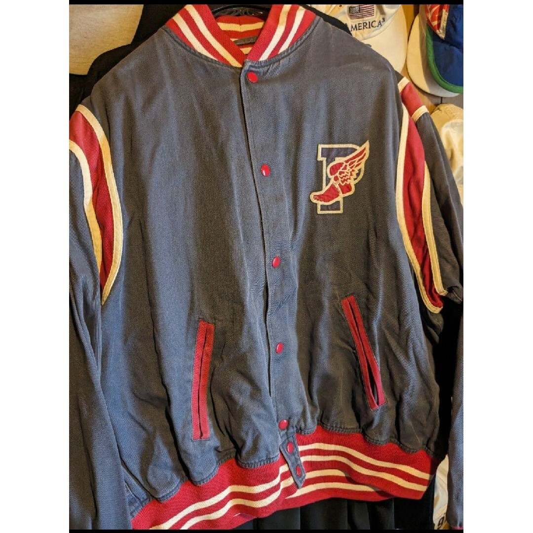 レアオリジナルpoloラルフローレンpwingstadium1992スタジャン