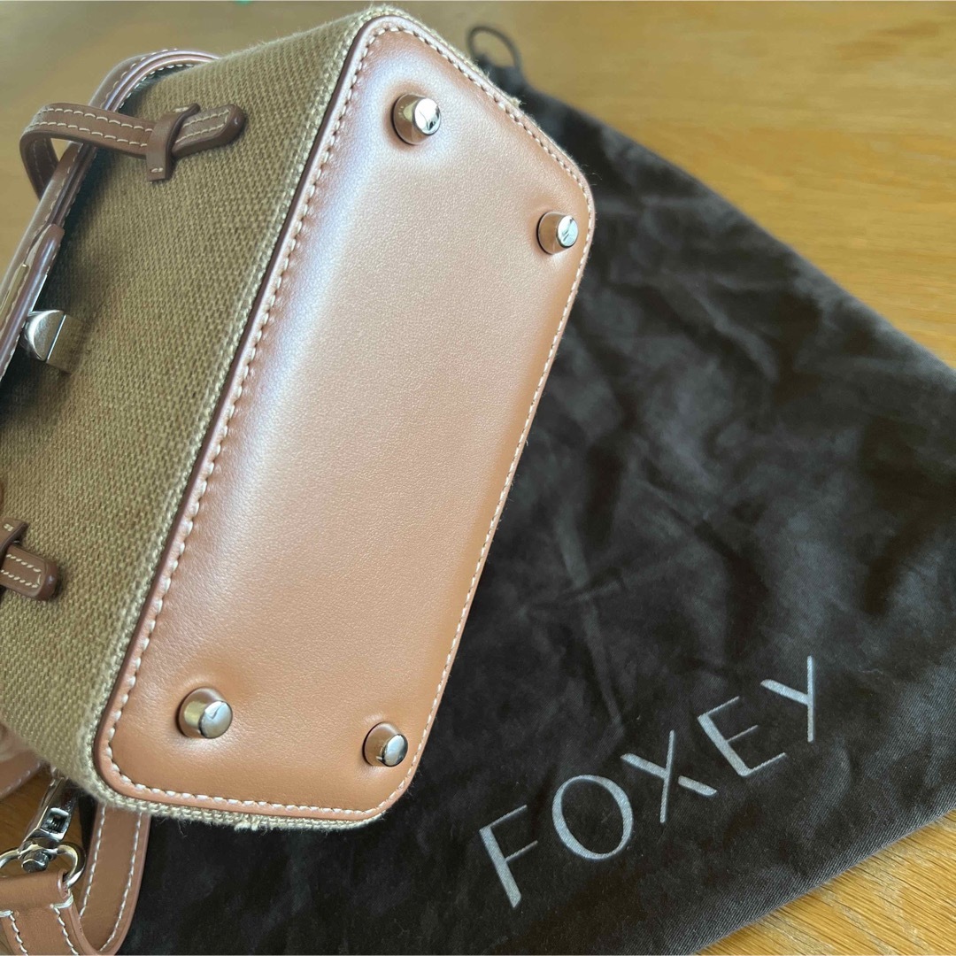 FOXEY(フォクシー)の【美品】フォクシー FOXEY ジュエルボックス ショルダーバッグ  かごバッグ レディースのバッグ(かごバッグ/ストローバッグ)の商品写真