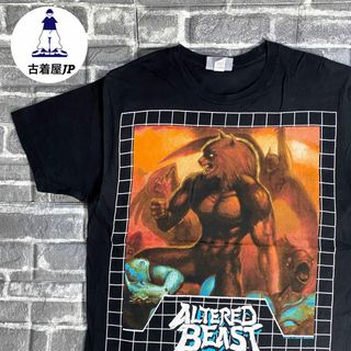 獣王記 プリントTシャツ USA古着 デカロゴ ゆるだぼビッグシルエット(Tシャツ/カットソー(半袖/袖なし))