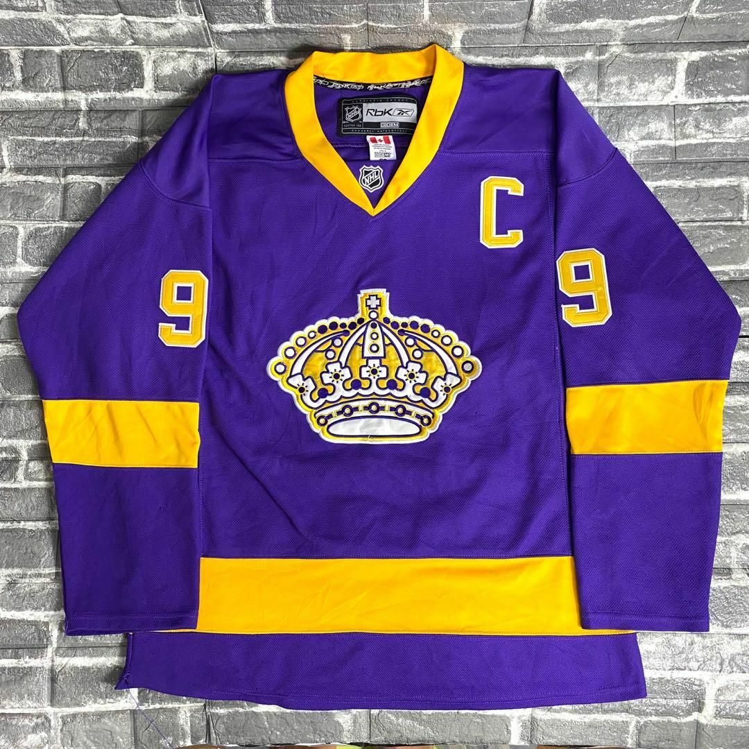 NHL☆ホッケーシャツ USA ゲームシャツ 90s 希少 ゆるだぼ-eastgate.mk