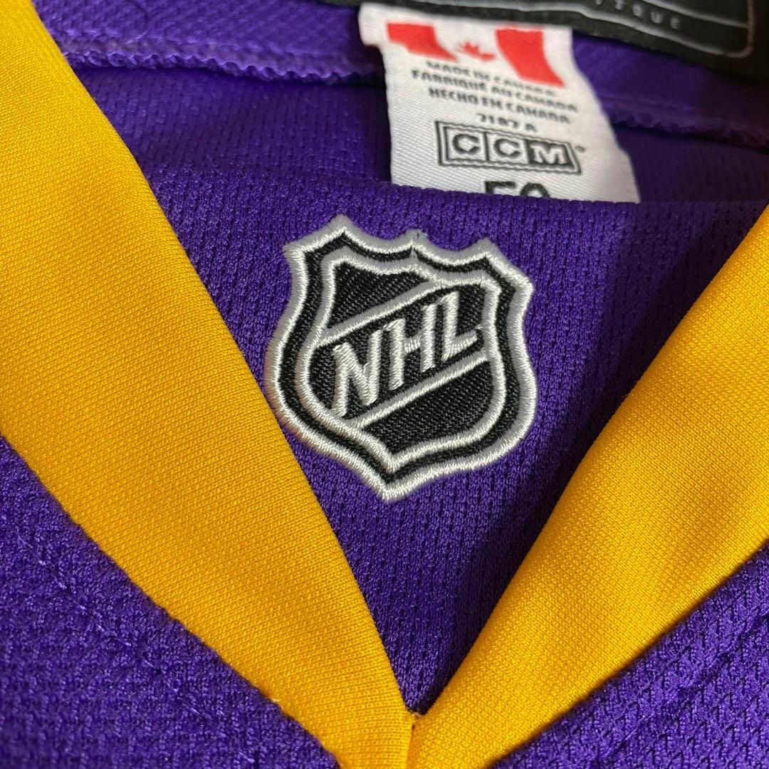 NHL☆ホッケーシャツ USA ゲームシャツ 90s 希少 ゆるだぼ-eastgate.mk