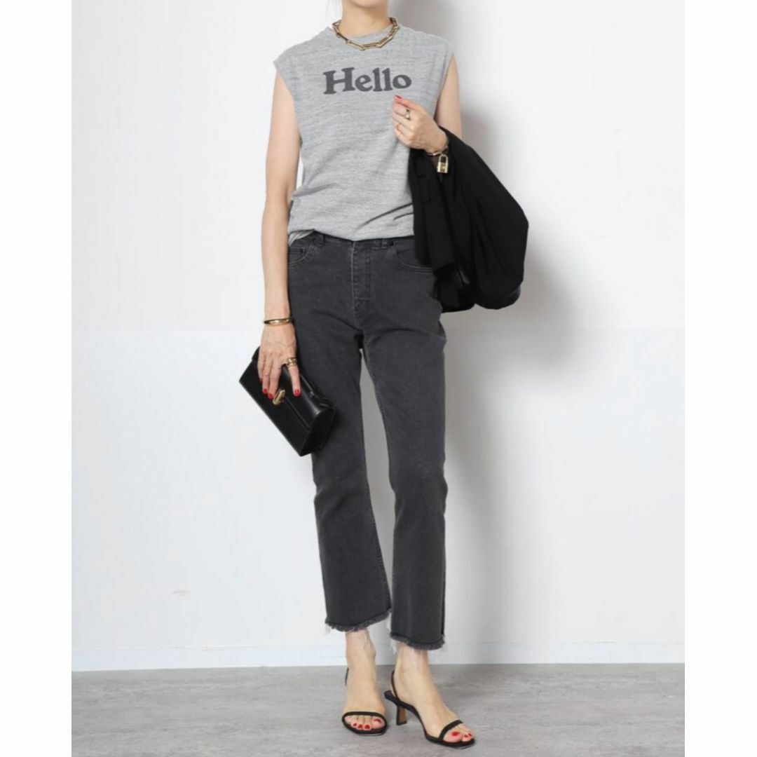 MADISONBLUE(マディソンブルー)の【MADISONBLUE/マディソンブルー】HEM CUT SLIM FLARE レディースのパンツ(デニム/ジーンズ)の商品写真