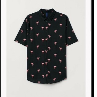 エイチアンドエム(H&M)のパターンコットンシャツ(シャツ)