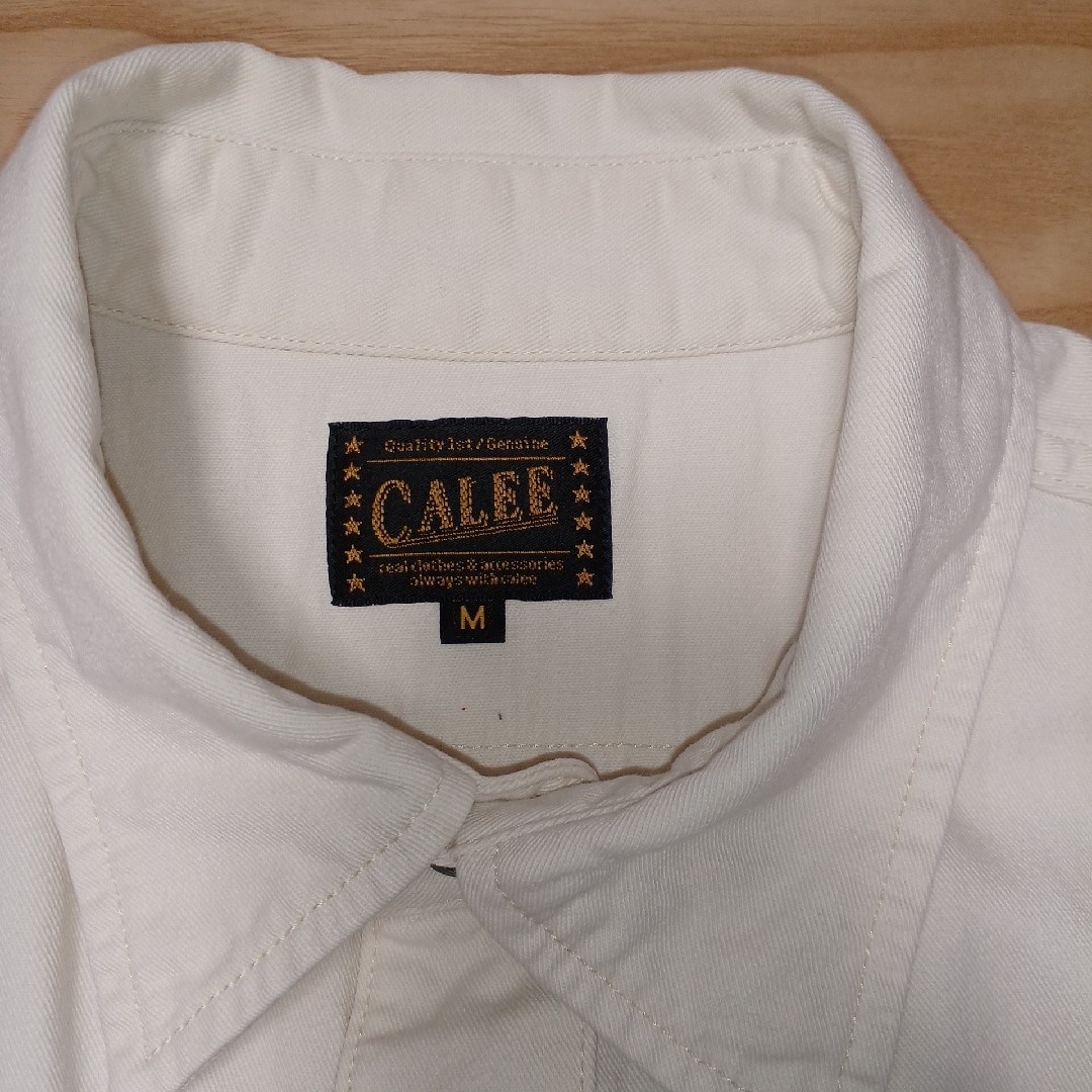 CALEE(キャリー)の【即日発送】美品。高品質。CALEE バック刺繍 半袖ワークシャツ メンズのトップス(シャツ)の商品写真