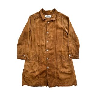 kaval カヴァル LINEN SHOP COAT リネンショップコート(ステンカラーコート)