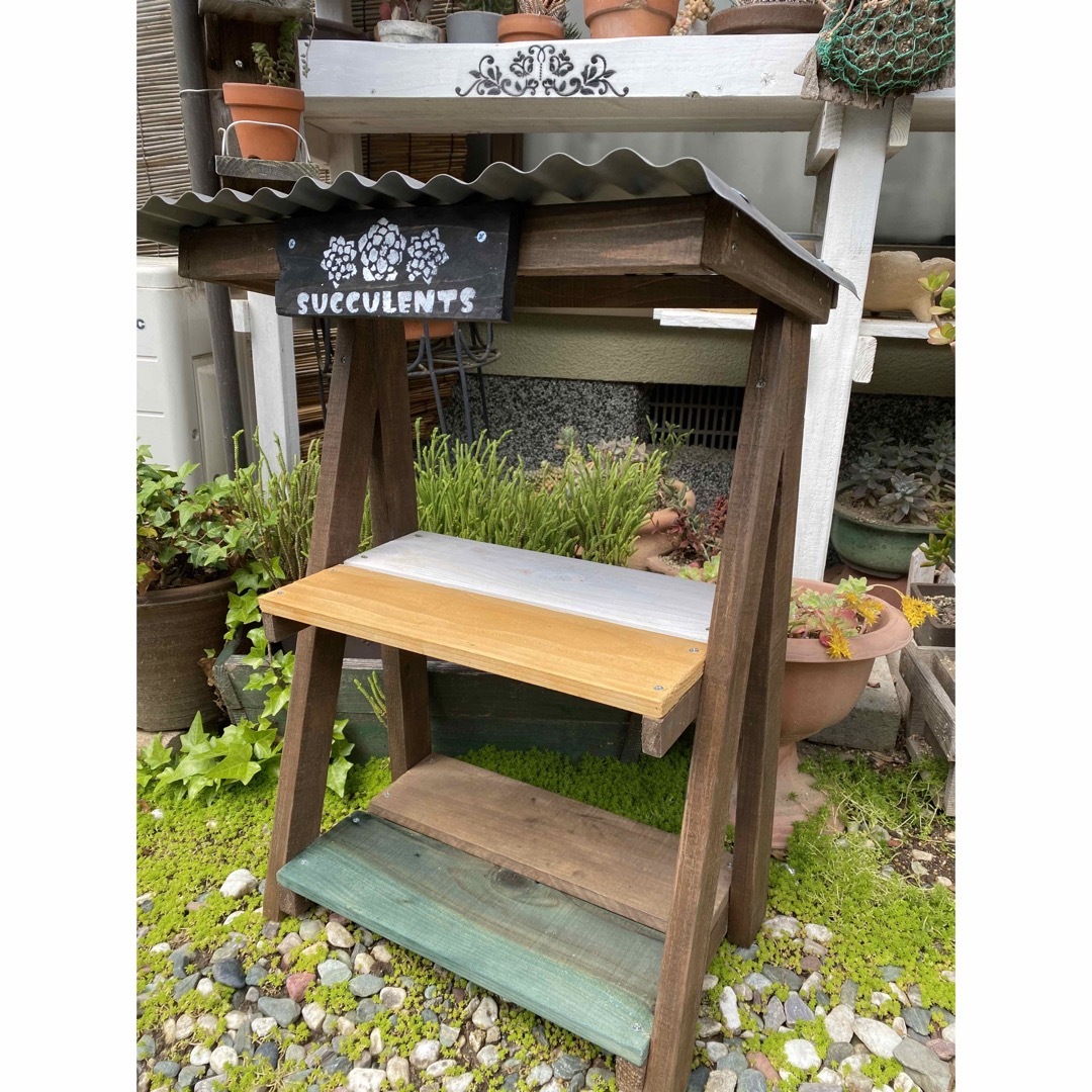 屋根付き多肉棚の通販 by りりなり707s shop|ラクマ 屋根付き多肉棚の通販 by りりなり707s shop|ラクマ