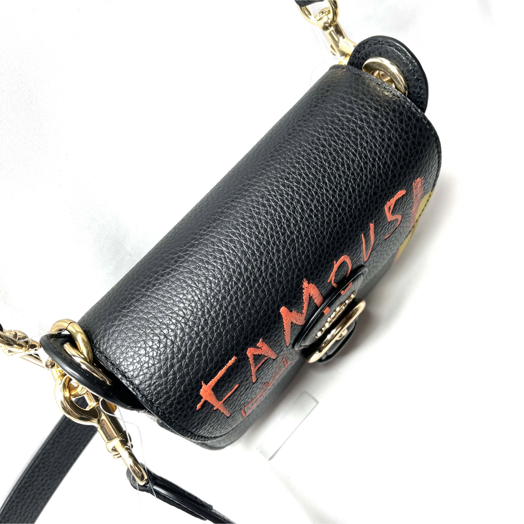 COACH - 【新品】COACH コーチ ショルダーバッグ バスキア ブラックの