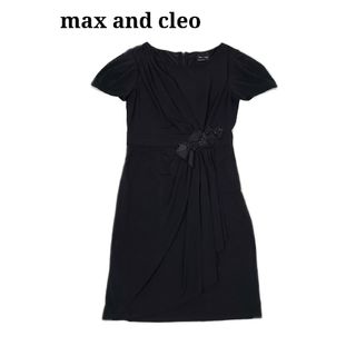 ビーシービージーマックスアズリア(BCBGMAXAZRIA)の美品 max and cleo ストレッチワンピース(ひざ丈ワンピース)