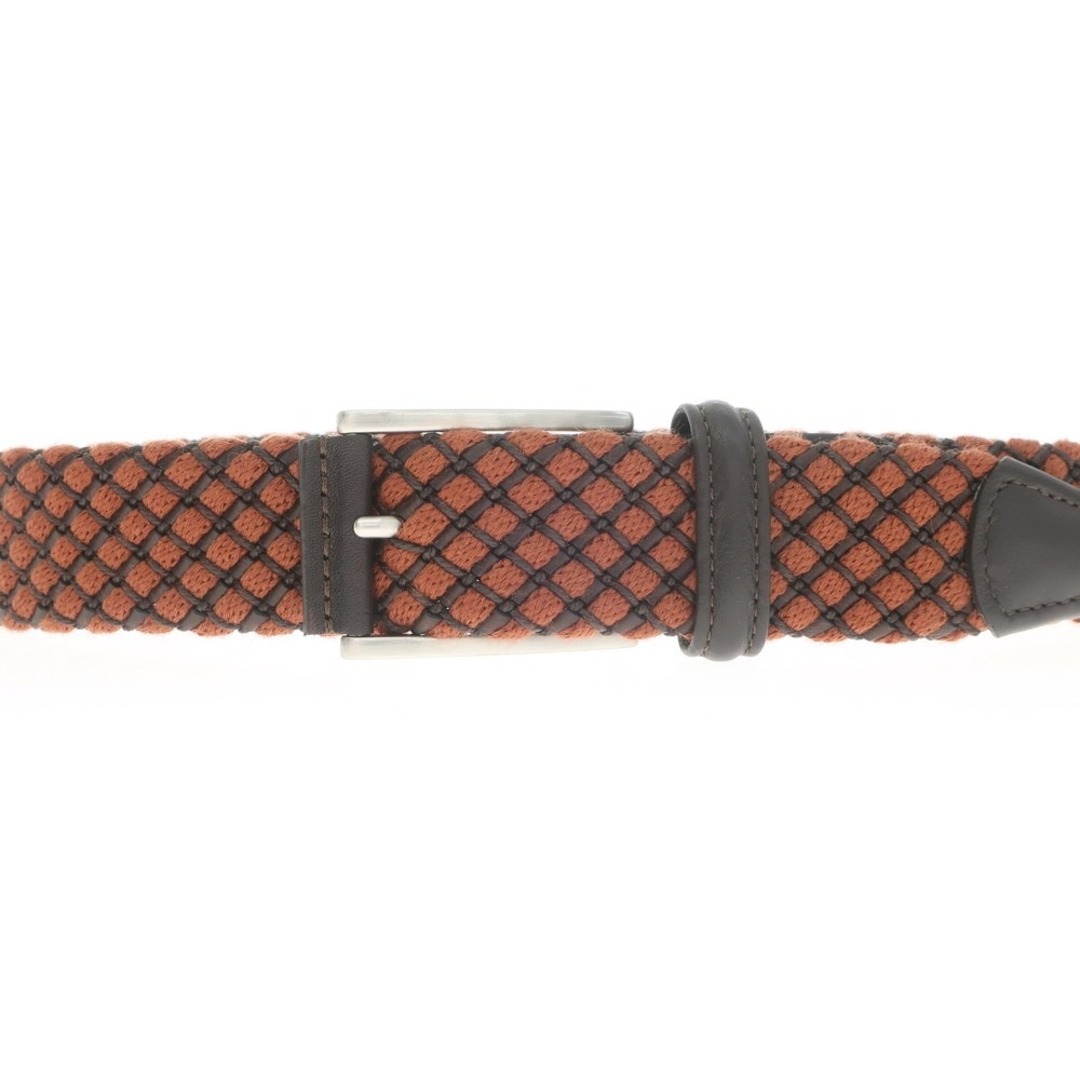 新品】アンダーソンズ Andersons メッシュベルト オレンジブラウンx