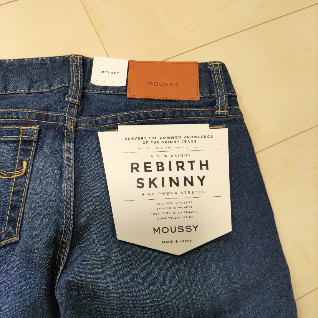 MOUSSYリバーススキニーデニム 26