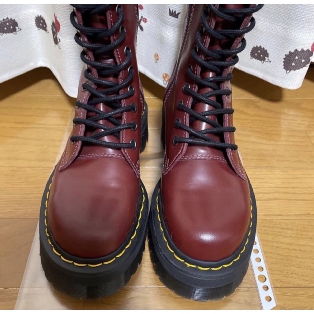 Dr.Martens(ドクターマーチン)の超激レア　Dr.Martens 厚底ロングブーツ　20ホール レディースの靴/シューズ(ブーツ)の商品写真