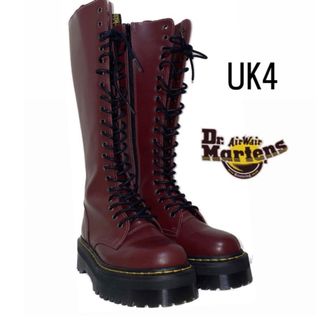 ドクターマーチン(Dr.Martens)の超激レア　Dr.Martens 厚底ロングブーツ　20ホール(ブーツ)