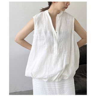 プラージュ(Plage)のPlage LINEN BALLOON シャツ　(シャツ/ブラウス(半袖/袖なし))