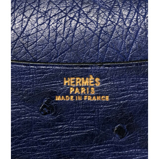 Hermes - エルメス HERMES 手帳カバー オーストリッチ 〇W刻印 ユニ