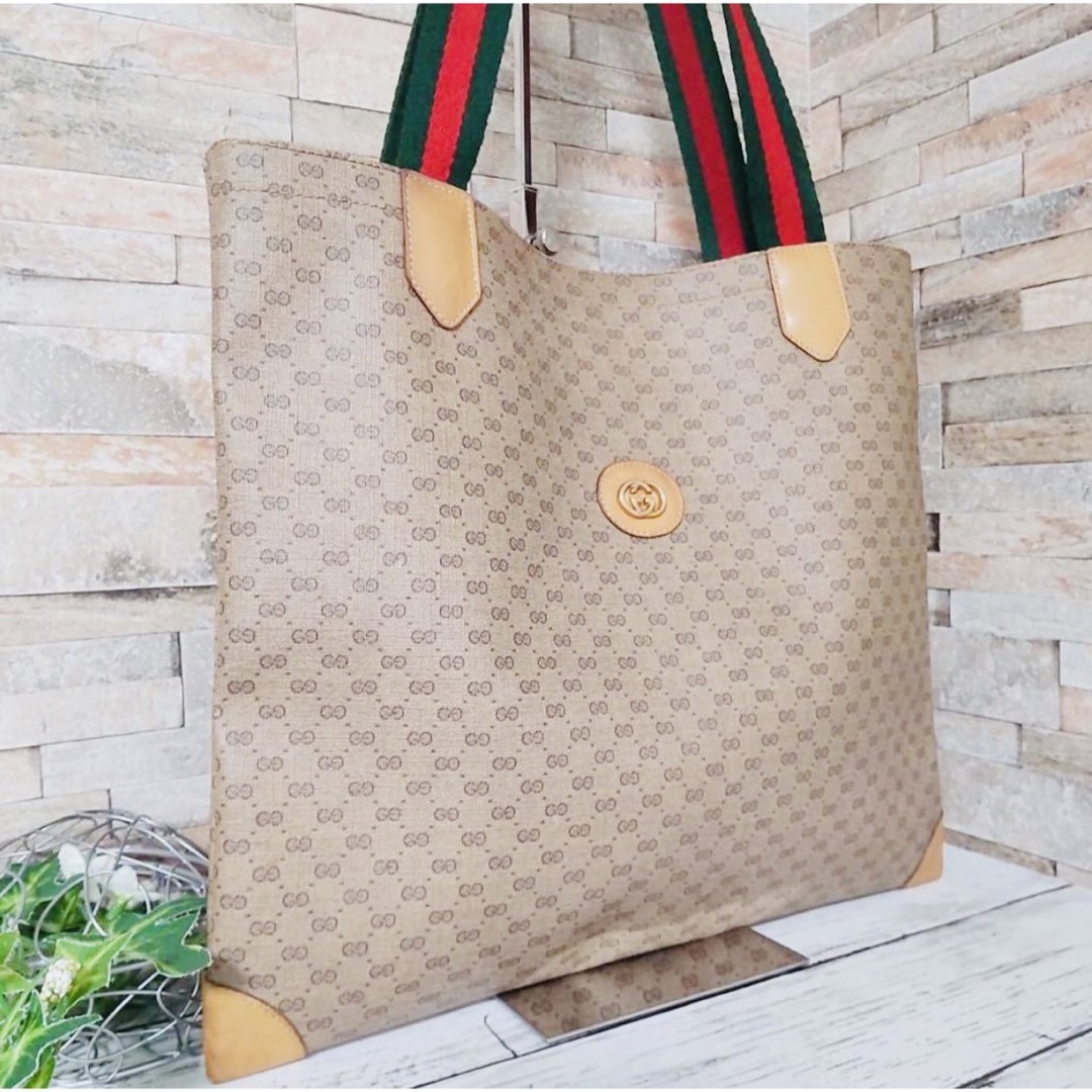 Gucci - 【超美品】GUCCI オールド グッチ トートバッグ ショルダー