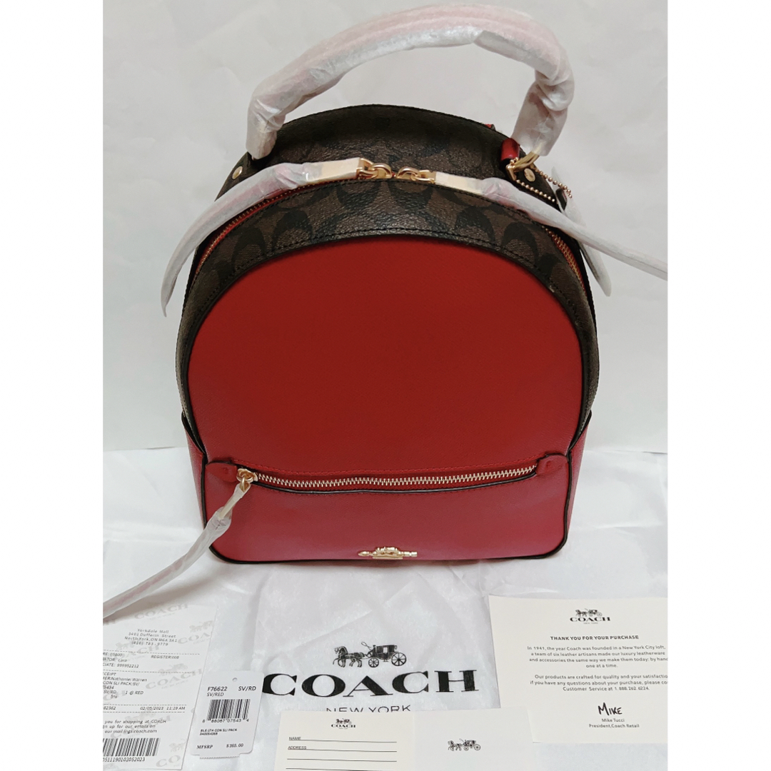 COACH リュック　キズあり