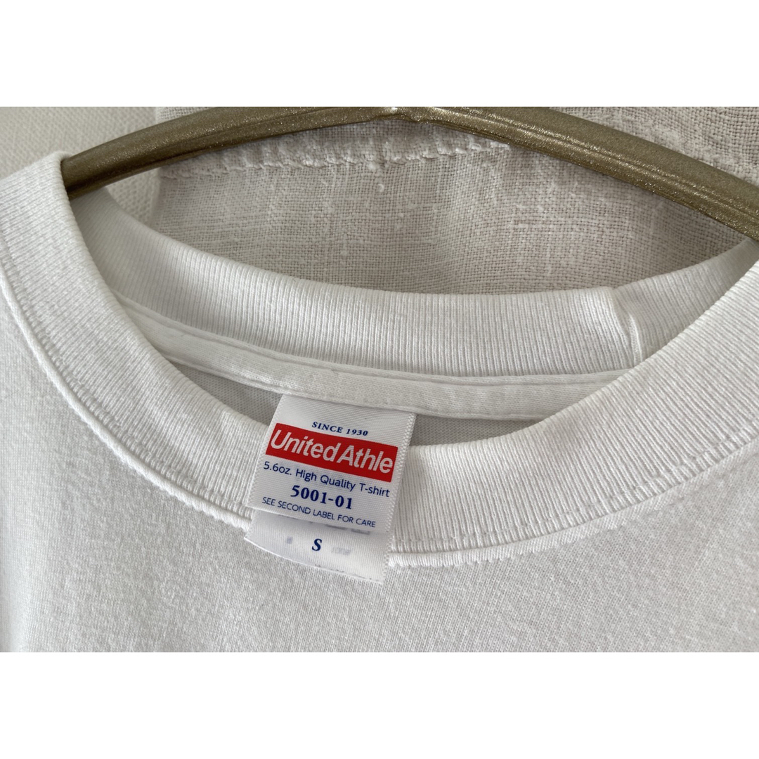 Lochie(ロキエ)の美品　suzuri　論理Tシャツ　実写プリント　used　白Tシャツ メンズのトップス(Tシャツ/カットソー(半袖/袖なし))の商品写真
