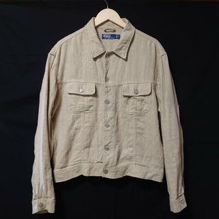 ポロラルフローレン(POLO RALPH LAUREN)の★超美品★ ラルフローレン 90‘s ビンテージ麻ジャケット　size ＬＬ(その他)