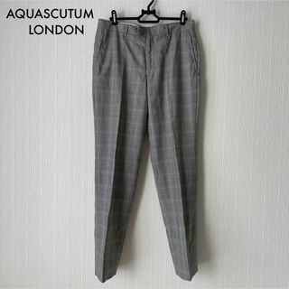 アクアスキュータム(AQUA SCUTUM)のAQUASCUTUM LONDON グレンチェック スラックス(スラックス)